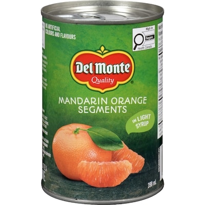 Del Monte Mandarin Orange Segments In Light Syrup 398 ml, $0.88/100ml