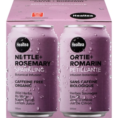 Healtea Sparkling Herbal Tea Nettle + Rosemary 4x355.0 ml, $0.67/100ml