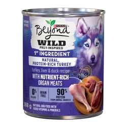 Purina Beyond wild recette de dinde, foie et canard, nourriture humide pour chiens 368 g, 0,89 $/100g