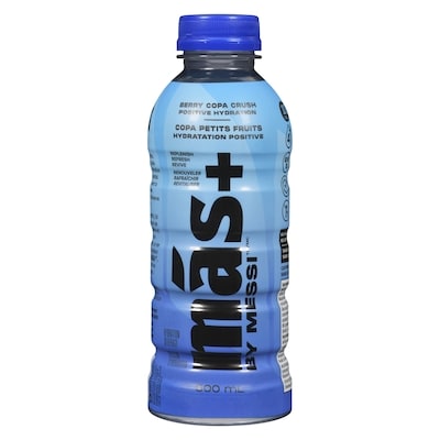 MAS+ Hydration Beverage Berry Copa Crush Positive Hydration 500 ml, $0.80/100ml