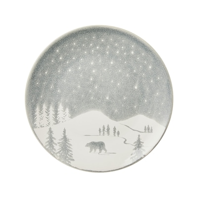 Life at Home Assiette à salade – neige et ours 1 ea, 7,00 $/1ch