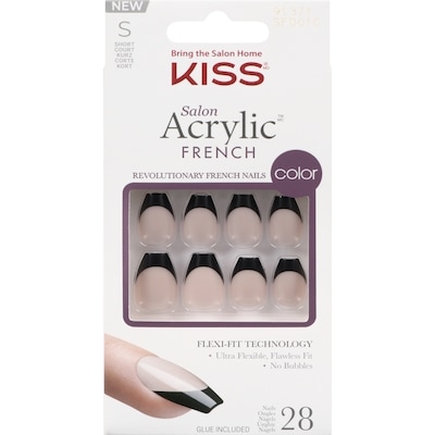 Kiss Salon acrylic french ongles court 1 ea, 14,99 $/1ch