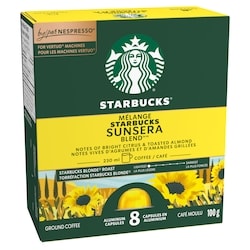 Starbucks SUNSERA BLEND Coffee For NESPRESSO VERTUO - 100 g | Loblaws
