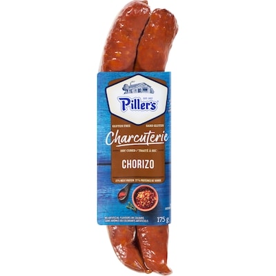 Piller’s Charcuterie chorizo traité à sec 175 g, 5,14 $/100g