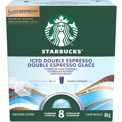 Starbucks Iced Double Espresso For NESPRESSO VERTUO 80 g, $16.24/100g
