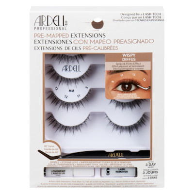 Ardell Extensions de cils pré-calibrées diffus 1 ea, 29,99 $/1ch