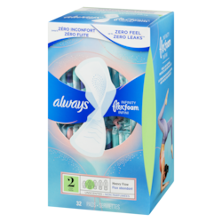 Serviettes Féminines Infini Pour Femmes, Serviettes Avec Ailes Flexfoam Taille 1 Degre D Absorption Regulier Non Parfumees 18 Serviettes