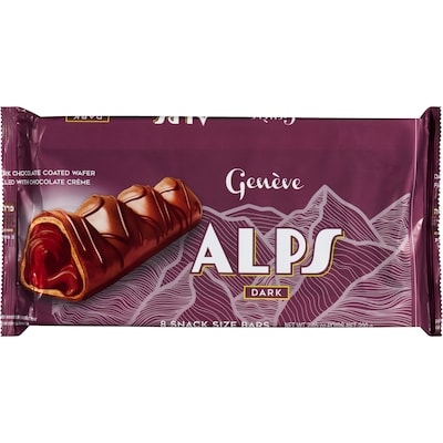 Geneve Swiss Chocolate Alps Dark Chocolate Coated Wafer Filled With Chocolate Crème 200 g, $8.00/100g