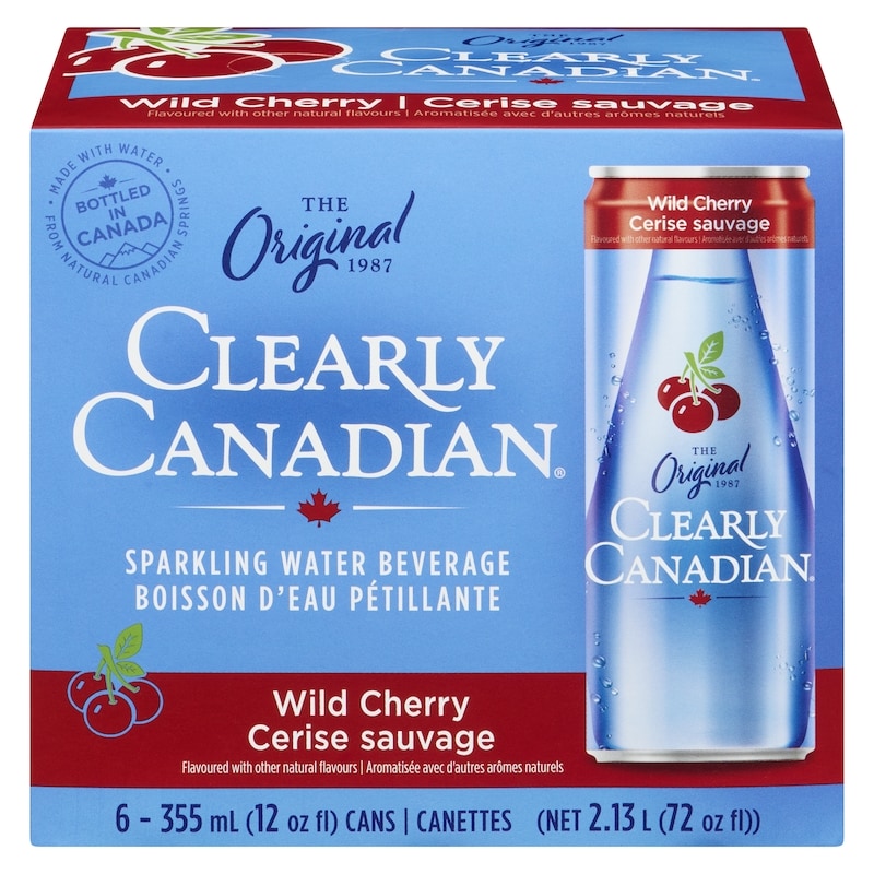 Sparkling Water Beverage Wild Cherry