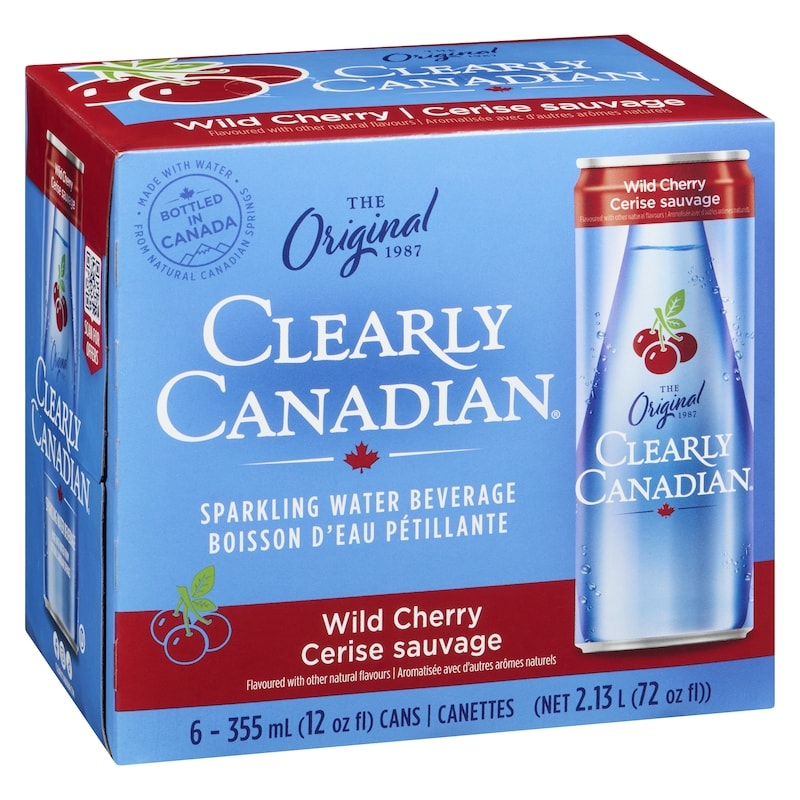 Sparkling Water Beverage Wild Cherry