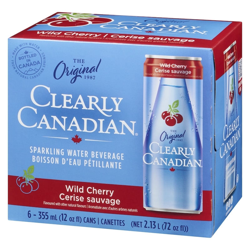 Sparkling Water Beverage Wild Cherry