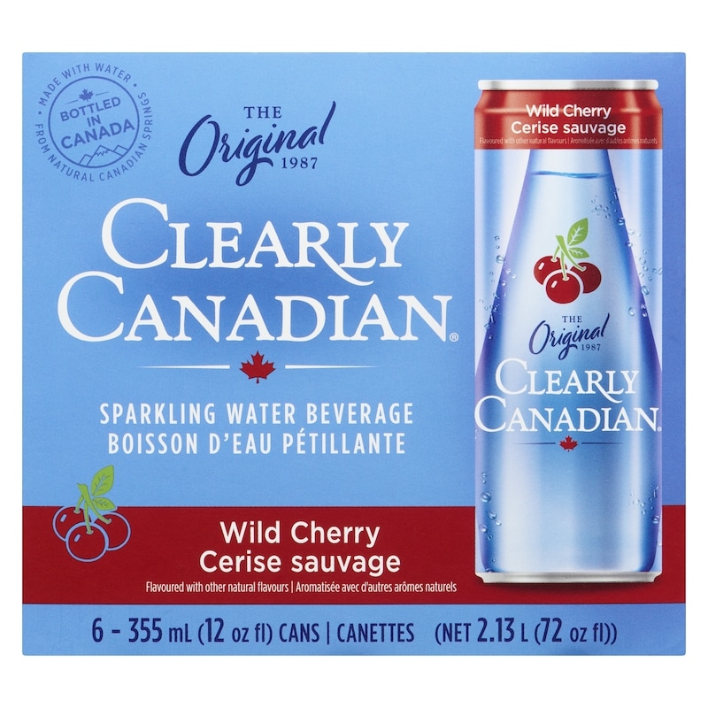Sparkling Water Beverage Wild Cherry