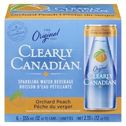 Sparkling Water Beverage Orchard Peach