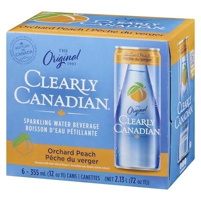 Sparkling Water Beverage Orchard Peach