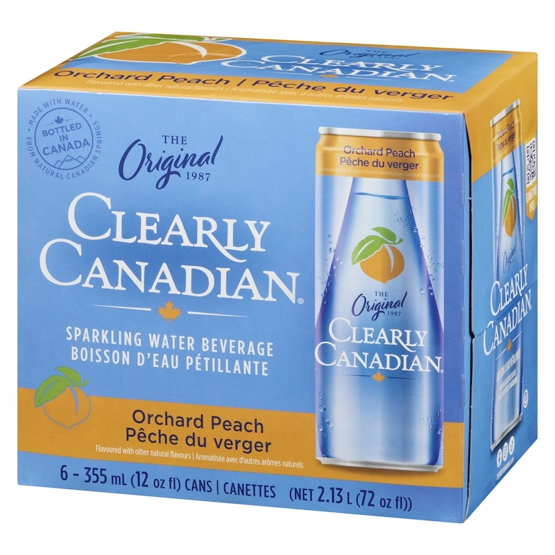 Sparkling Water Beverage Orchard Peach