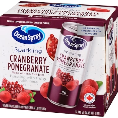 Sparkling Cranberry Pomegranate Beverage