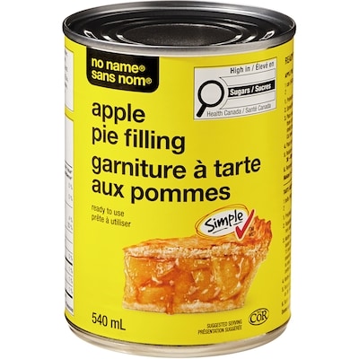 Sans Nom Garniture à tarte aux pommes 540 ml, 1,06 $/100ml