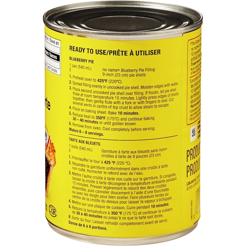 Blueberry Pie Filling