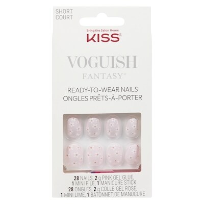 Kiss Voguish Fantasy Ready-To-Wear Nails Short 1 ea, $14.99/1ea
