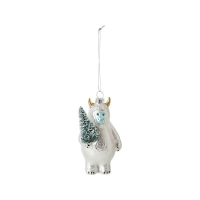 Life at Home Glass Yeti Ornament  1 ea, $7.00/1ea