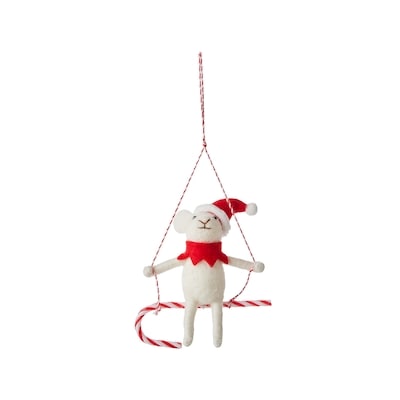 Life at Home Ornement de souris avec canne de Noël 1 ea, 7,00 $/1ch