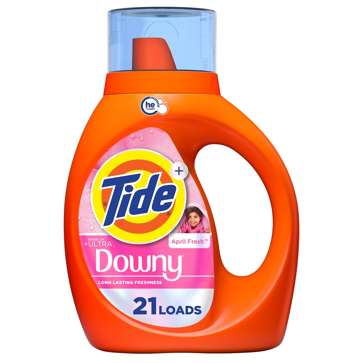 Tide Plus Boost of Ultra Liquid Laundry Detergent, April Fresh Scent, 21 Loads, Laundry Detergent Liquid with Long-Lasting Freshness 887 ml, $0.79/100ml