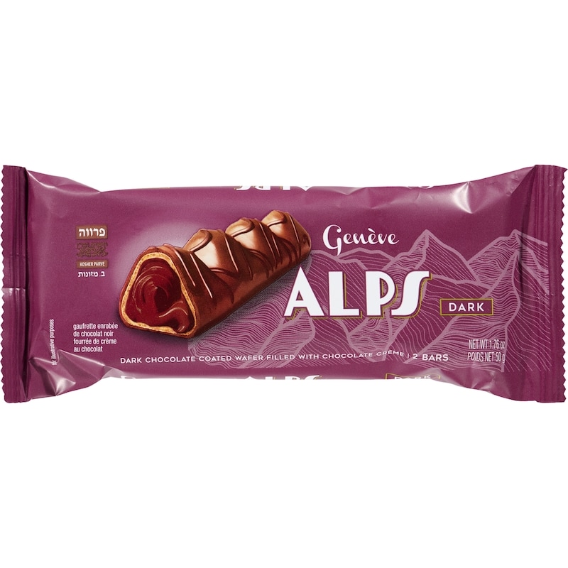 Alps Dark Chocolate Coated Wafer Filled With Chocolate Crème