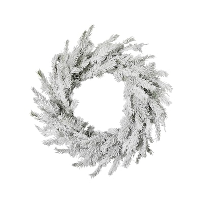 Life at Home Light Up Snowy Pine Wreath 1 ea, $39.00/1ea