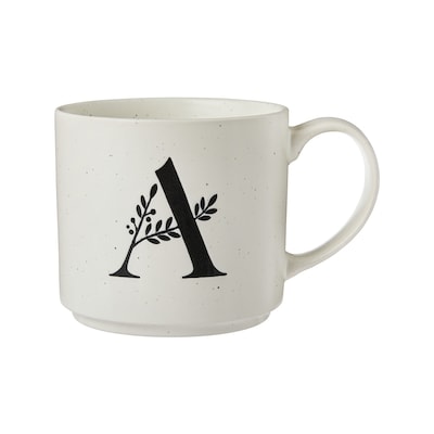 Life at Home Tasse avec monogramme – lettre A 1 ea, 8,00 $/1ch