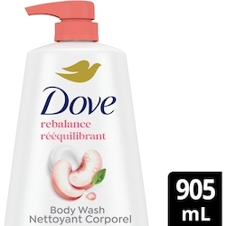Dove Body Wash with Rebalancing White Peach & Rice Milk 905 ml, $1.44/100ml