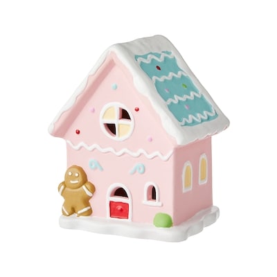 Life at Home Maison de pain d’épice lumineuse – glaçage rose 1 ea, 12,00 $/1ch