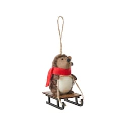 Life at Home Toboggan Hedgehog Ornament 1 ea, $7.00/1ea