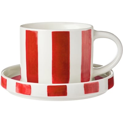 Life at Home Ensemble 2 pièces avec tasse à espresso et soucoupe – rouge 1 ea, 5,00 $/1ch