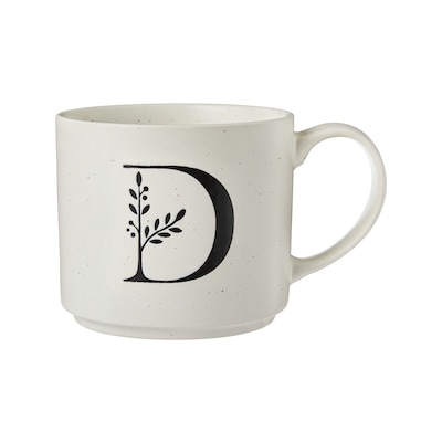 Life at Home Tasse avec monogramme – lettre D 1 ea, 8,00 $/1ch