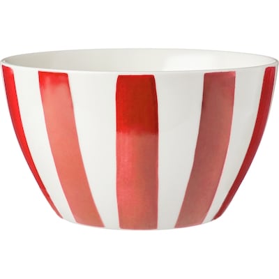 Life at Home Striped Cereal Bowl - Red 1 ea, $6.00/1ea
