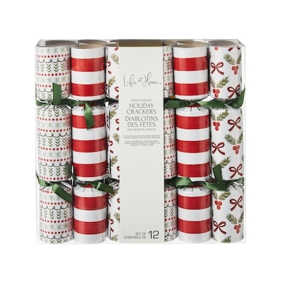 Life at Home Holiday Crackers 12 Piece Set - Holiday Cheers 1 ea, $14.00/1ea