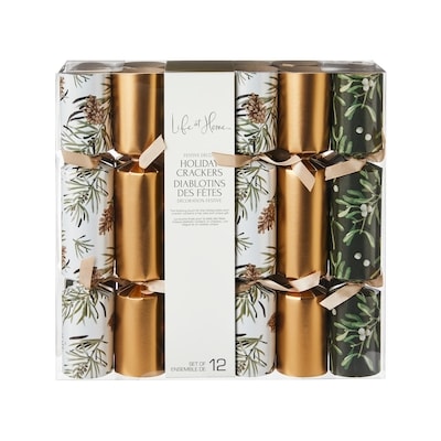 Life at Home Holiday Crackers 12 Piece Set - Cozy Retreat 1 ea, $14.00/1ea