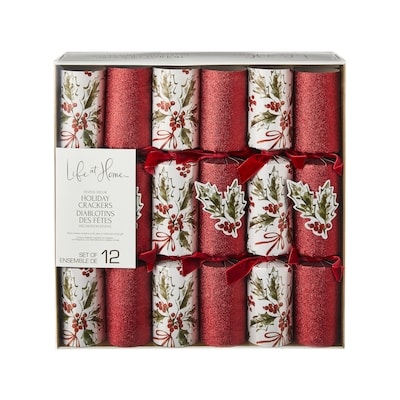Life at Home Holiday Crackers 12 Piece Set - Crafted Heirloom 12 ea, $1.58/1ea