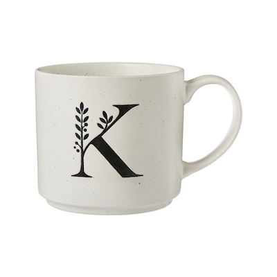 Life at Home Monogram Mug - Letter K 1 ea, $8.00/1ea