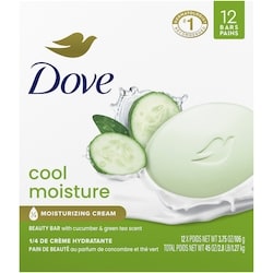 Dove Pain Cool Moisture retenant efficacement l'humidité 12x106.0 g, 1,34 $/100g