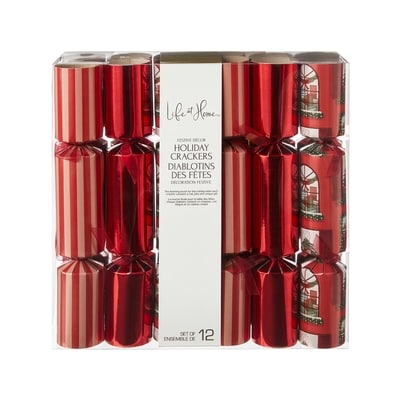 Life at Home Holiday Crackers 12 Piece Set - Crafted Heirloom 1 ea, $14.00/1ea