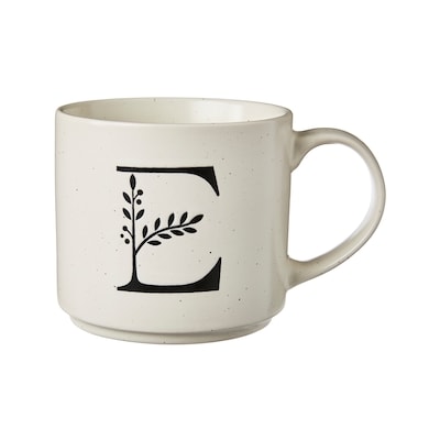 Life at Home Tasse avec monogramme – lettre E 1 ea, 8,00 $/1ch