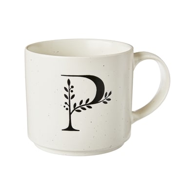 Life at Home Tasse avec monogramme – lettre P 1 ea, 8,00 $/1ch