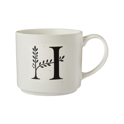 Life at Home Tasse avec monogramme – lettre H 1 ea, 8,00 $/1ch