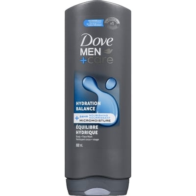 Dove Gel douche hydratant pour le corps et le visage 532 ml, 1,32 $/100ml