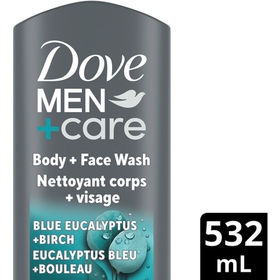 Dove Body and Face Wash with Relaxing Blue Eucalyptus + Birch 532 ml, $2.08/100ml