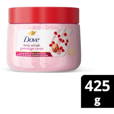 Dove ommage corps, graines de grenade et beurre de karité 425 g, 2,70 $/100g
