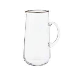 Life at Home Silver Rim Glass Pitcher 1 ea, $24.00/1ea