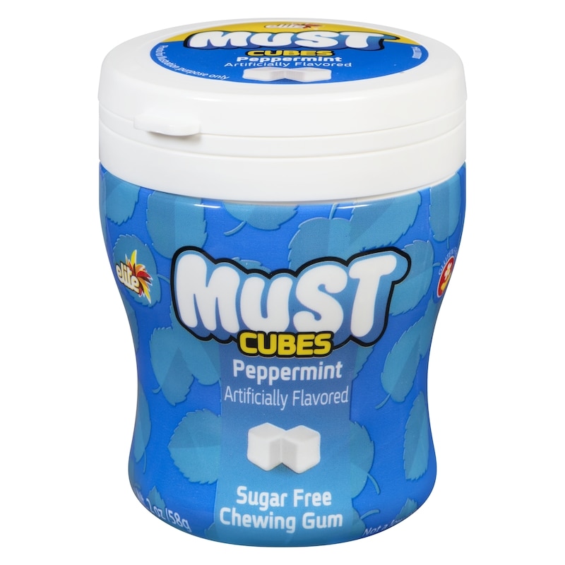 Must Sugar Free Chewing Gum Peppermint Cubes