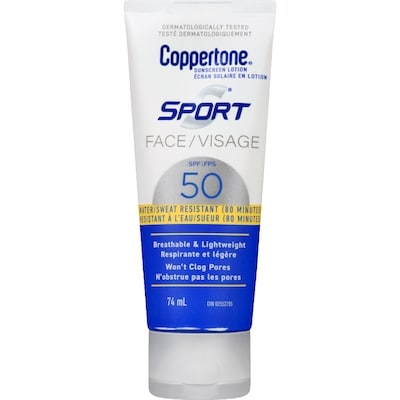 Coppertone Sunscreen Lotion Face Spf 50 74 ml, $21.62/100ml